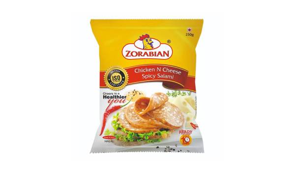 Zorabian Chicken N Cheese Spicy Salami 